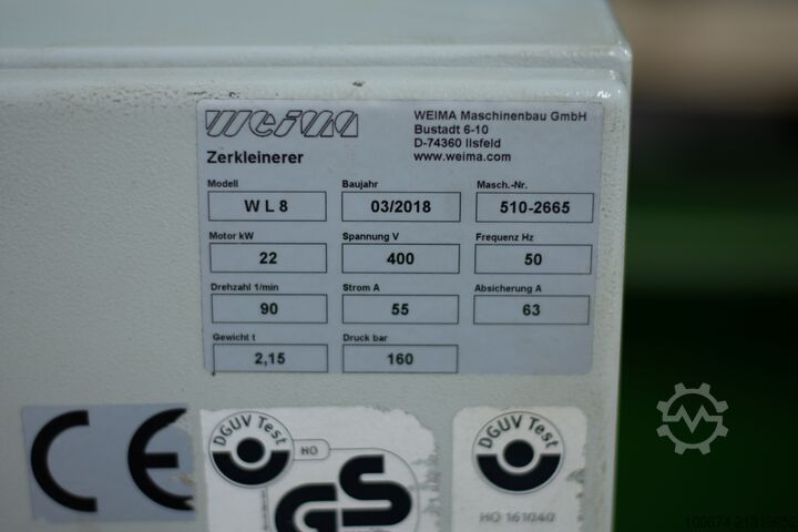 Holzzerkleinerer WEIMA WL 8