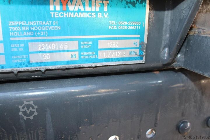 Hook arm system Mercedes-Benz Atego reserved!!  1218 + HYVALIFT + CONTAINER +...