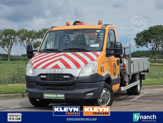 Platform truck with crane IVECO DAILY 50C17 3.0ltr Palfinger