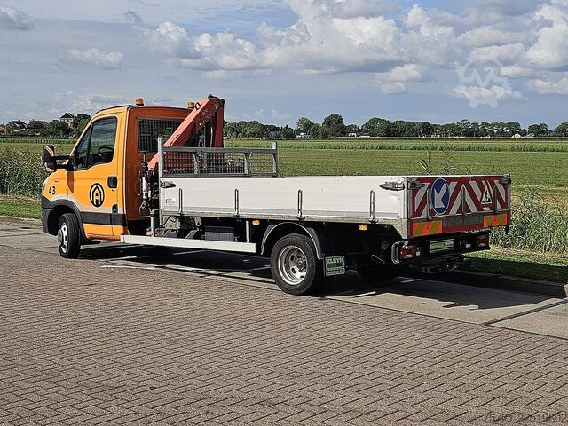 Platform truck with crane IVECO DAILY 50C17 3.0ltr Palfinger