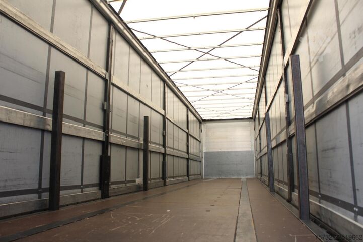 Open semitrailer with tarp Kögel Plane Edscha Liftachsel   SAF Achsen  PK   COIL