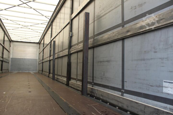 Open semitrailer with tarp Kögel Plane Edscha Liftachsel   SAF Achsen  PK   COIL
