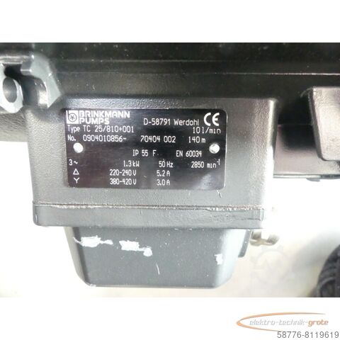 Control unit Brinkmann TC 25 / 810 + 001 Tauchpumpe  10 L / min  No.  -  002