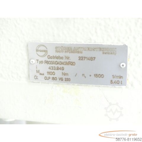 Control unit  CEDS DURADRIVE DAPE-F603-0450.04400.00 + F603AG4340MR20 SN:2271487- ungeb.! -