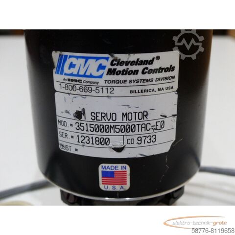 Control unit CMC 3515000M5000TAC-F0 PM Servo Motor