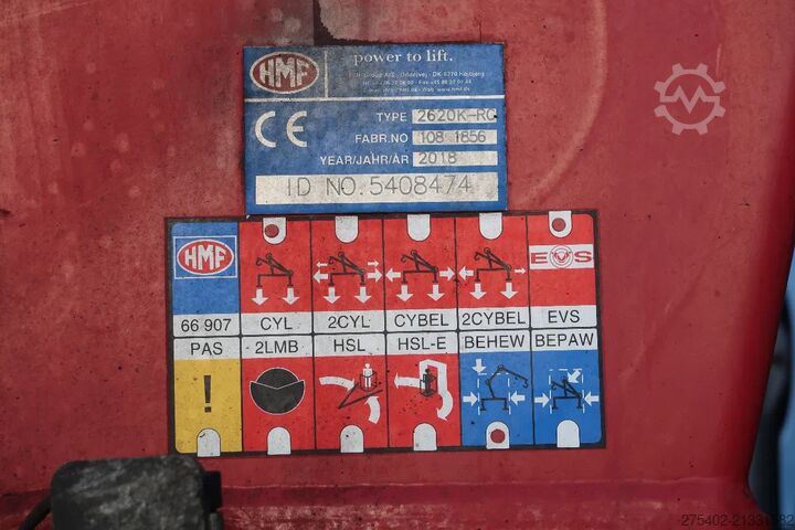 Cable system MAN TGS 35.480 8X2-6/ HMF 2620/ ABROLLER+KRAN/ REMOTE