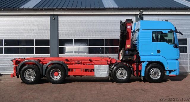Crane truck MAN TGS 35.480 8X2-6/ HMF 2620/ CABLE+KRAN/ REMOTE