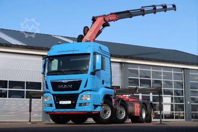 Crane truck MAN TGS 35.480 8X2-6/ HMF 2620/ CABLE+KRAN/ REMOTE