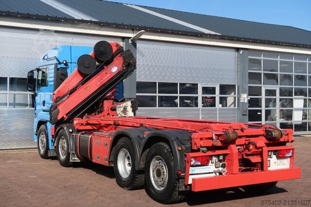 Crane truck MAN TGS 35.480 8X2-6/ HMF 2620/ CABLE+KRAN/ REMOTE