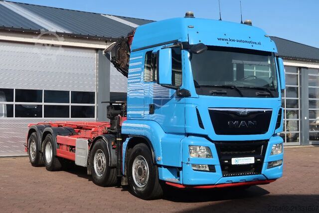 Crane truck MAN TGS 35.480 8X2-6/ HMF 2620/ CABLE+KRAN/ REMOTE