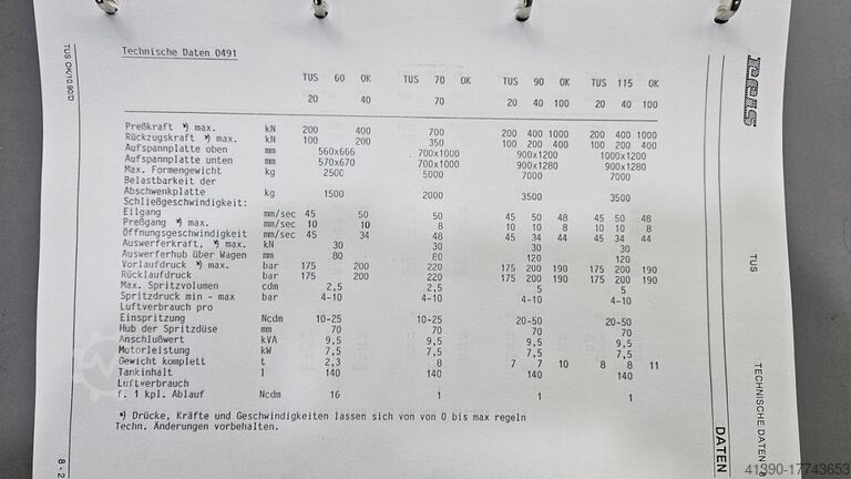 Tuschierpresse Reis TUS 90 OK-40