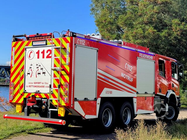 GTLF9500 large tank fire engine (firefighting vehicle) SCANIA P450 XT 6x6 Allrad