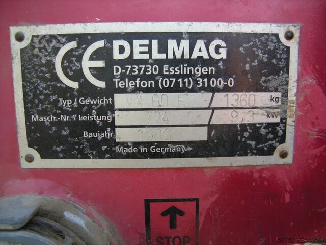 Stampffußwalzen DELMAG Vx60E