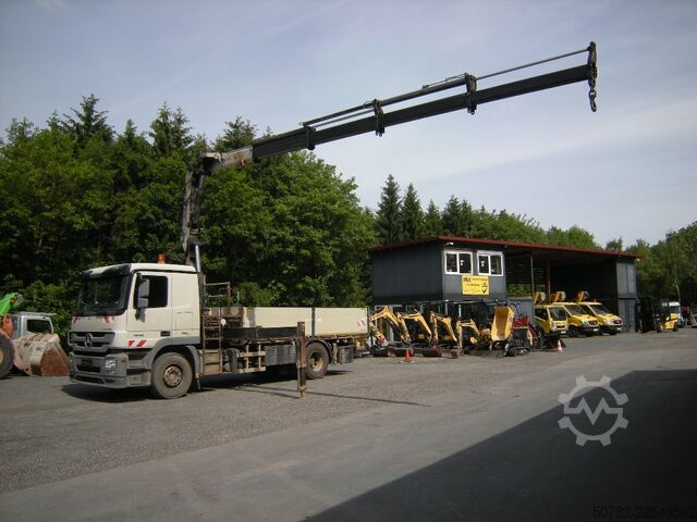 Lkw Mercedes-Benz Actros 1848 Pritsche mit Kran