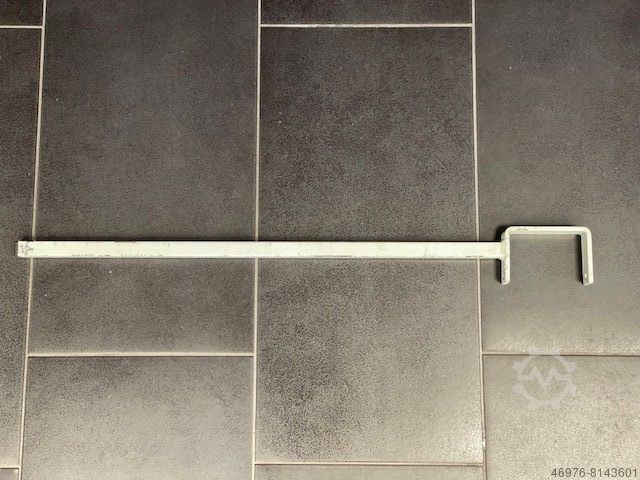 Fachteiler Fachtrenner Palettenregal Länge Rohr: 650 mm/ Materialfarbe: grauweiß