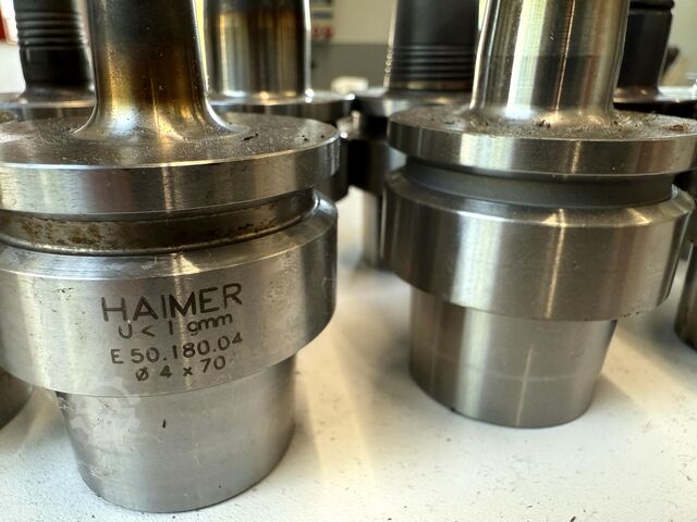 Lot of HSK-E 50 tool holders HAIMER/SCHUNK nan