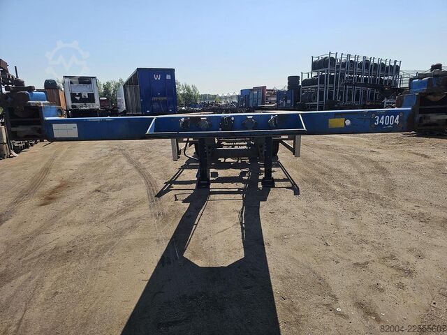 Container transport HRD NT CON.40 foot extendible chassis  2 x 20 foot ...