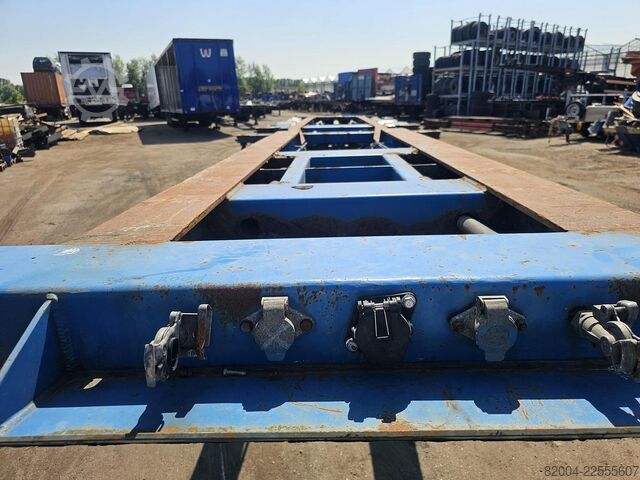Container transport HRD NT CON.40 foot extendible chassis  2 x 20 foot ...