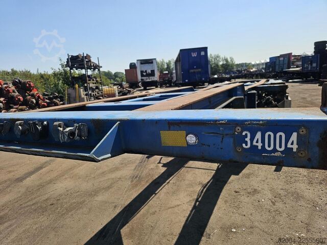 Container transport HRD NT CON.40 foot extendible chassis  2 x 20 foot ...