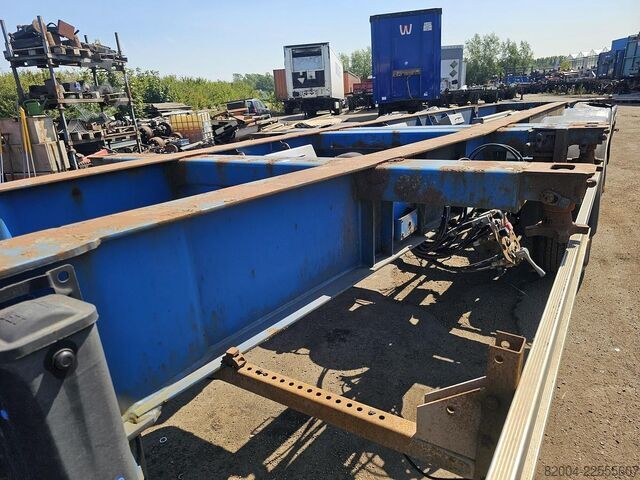 Container transport HRD NT CON.40 foot extendible chassis  2 x 20 foot ...