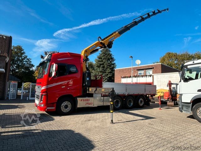 Autokran VOLVO Autokran FH16 750 Pritsche EFFER 395/8S Lenk