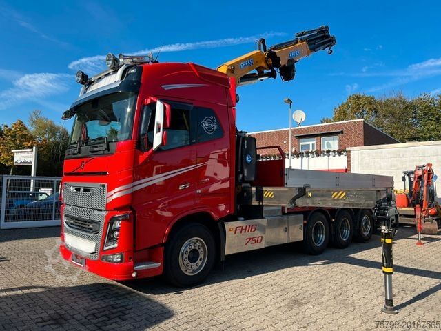Autokran VOLVO Autokran FH16 750 Pritsche EFFER 395/8S Lenk