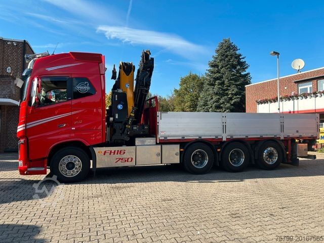Autokran VOLVO Autokran FH16 750 Pritsche EFFER 395/8S Lenk