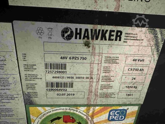 Electric 3-wheel forklift Toyota 8FBE16T - FREIHUB-Mast !!