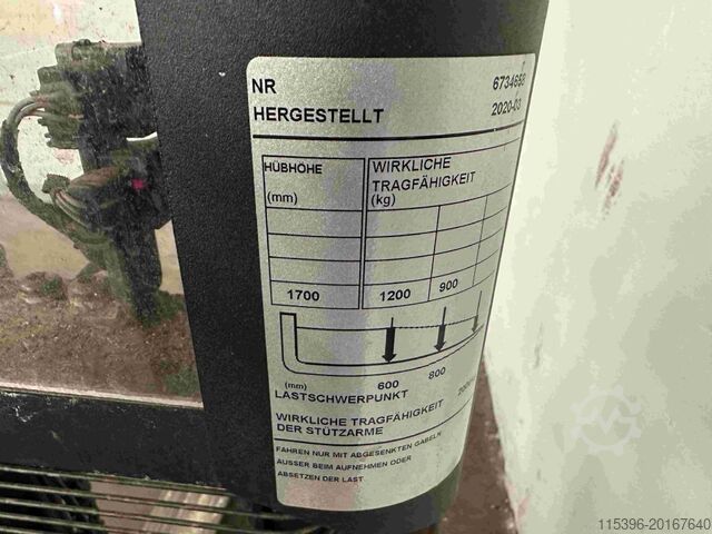 High Lift stacker Toyota SWE 200 D - mit INITIALHUB ! - nur 149 Stunden !!