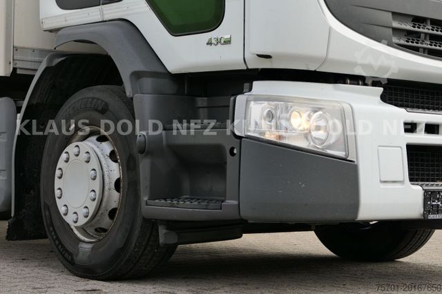 Box truck RENAULT Premium 430 6x2 Koffer Lift-/Lenkachse LBW EU5