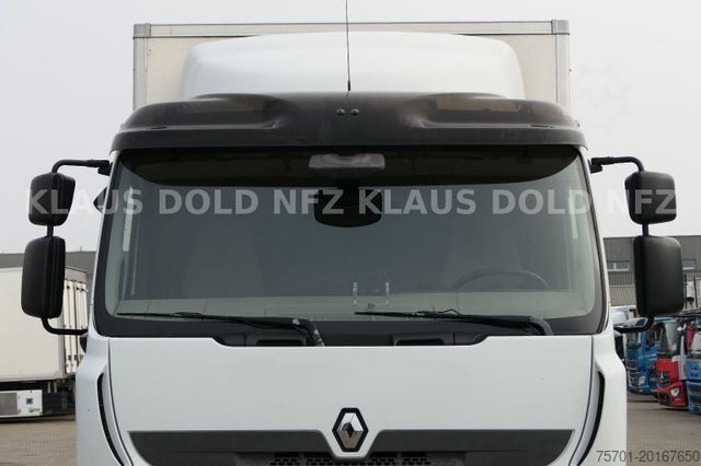 Box truck RENAULT Premium 430 6x2 Koffer Lift-/Lenkachse LBW EU5