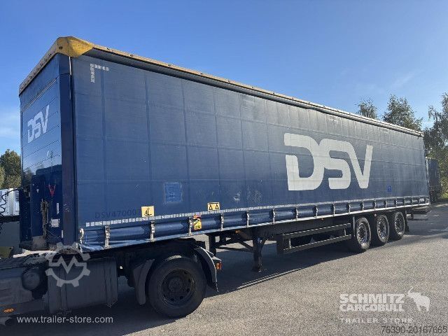 Open semitrailer with tarp Schmitz Cargobull Semitrailer Curtainsider Standard