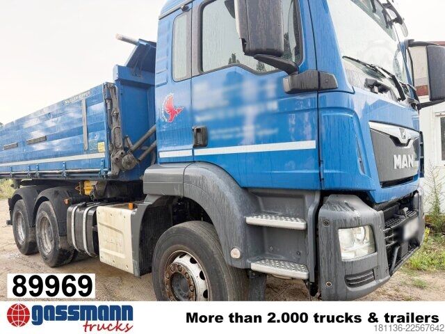 Kipper LKW MAN TGS 26.460 6x4 BB, Intarder, Alu-Bordwände