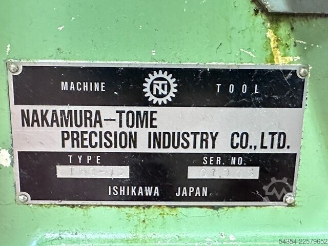 CNC Lathe Nakamura-Tome Tome TMC - 15