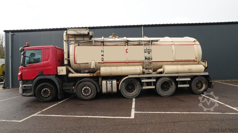 Tanker truck Scania P 380 – 10x4 blow and suck truck