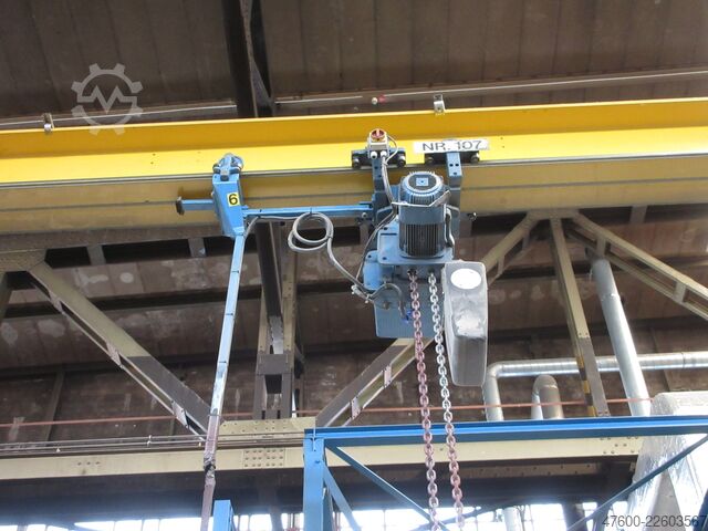 Kettenzug Einschienenbahn Kran ESB Demag DK Kettenzug 2500KG Hallenkran DKUN 20-1250 2,5t Hub 7m Kran Hubwerk