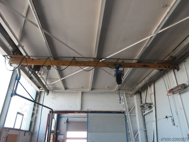 Brückenkran Hallenkran Hängekranbahn Stahl 2000KG Hängekran Kran Breite 8,4m Kranhimmel Portalkran Kran Spur 7m