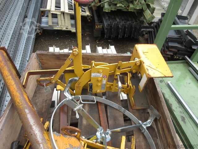 Incl. 3 rolling carts / transport trolleys for mandrels Posten Lastaufnahmemittel Traversen Greifer Fassheber Lasttraversen
