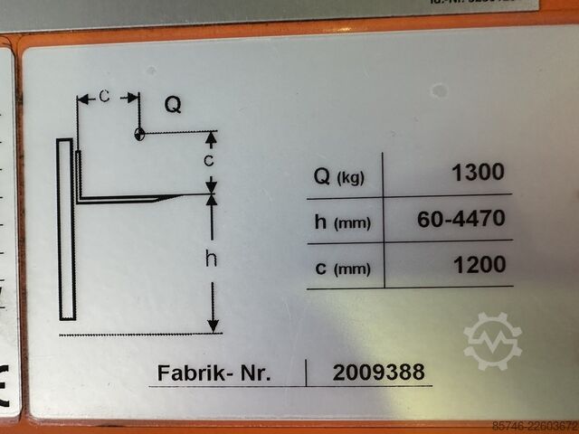 EGP 13 / 44 So (1,3 t @ 1200 mm !!) * DEMO !! Triplex-Freihubmast !! GENKINGER EGP 13 / 44 So ( 1.3 T @ 1200 MM !! ) * DEMO !! Triplex FFL !!
