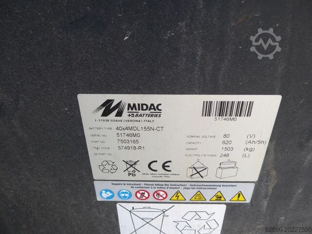 Electric 4-wheel forklift Jungheinrich EFG 430K 700DZ