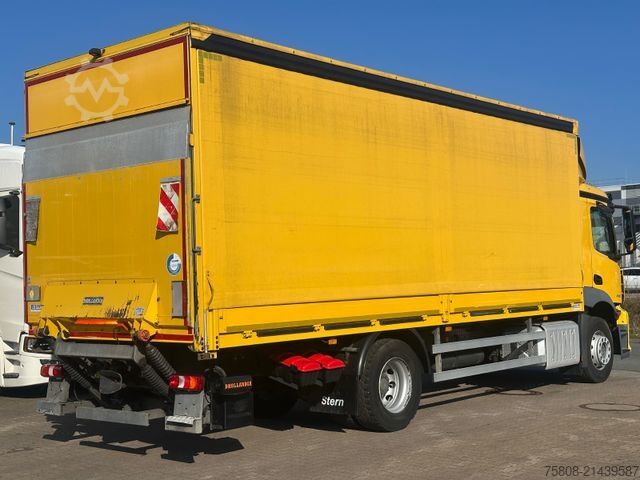 Flatbed truck with tarp MERCEDES-BENZ Antos 1830 4x2 Pritche Plane 7,20m LBW 2t. AHK