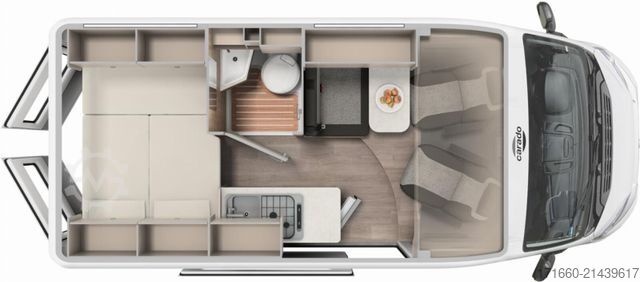 Campervan CARADO pro CV 540 Pro & Chassis Paket