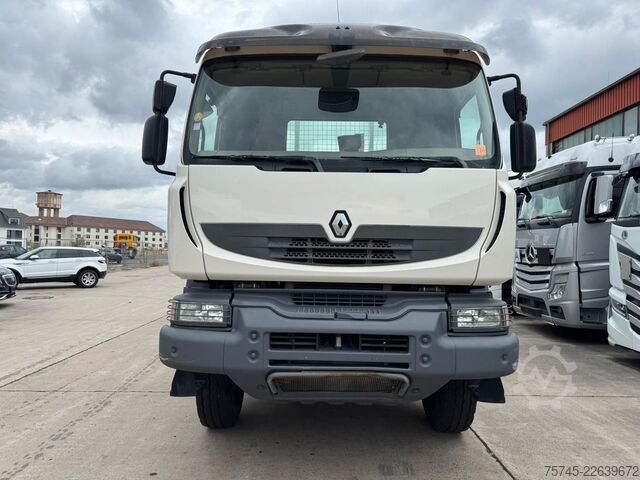 LKW mit Pritsche (offen) RENAULT KERAX 460 * PRITSCHE * HMF KRAN 10,2N M *8 X 4*