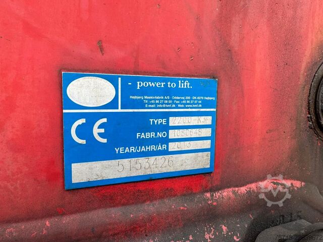 LKW mit Pritsche (offen) RENAULT KERAX 460 * PRITSCHE * HMF KRAN 10,2N M *8 X 4*
