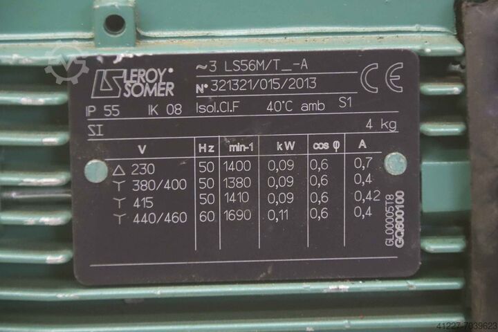 Geared motor 0.09 kW 7 rpm Varvel SXA063801114  SRS04028G319