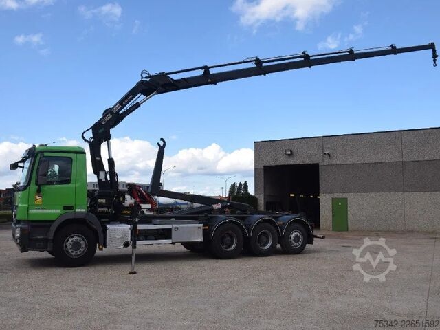 Hook arm system Mercedes-Benz Actros 3236 Hooklift + Hiabcrane
