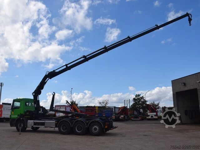 Hook arm system Mercedes-Benz Actros 3236 Hooklift + Hiabcrane