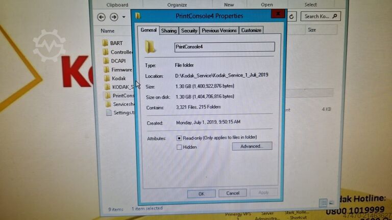 Large-format thermal plate setter Kodak Magnus VLF