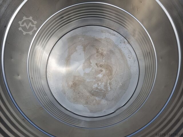 Edelstahlfass Behälter auf Rollen  