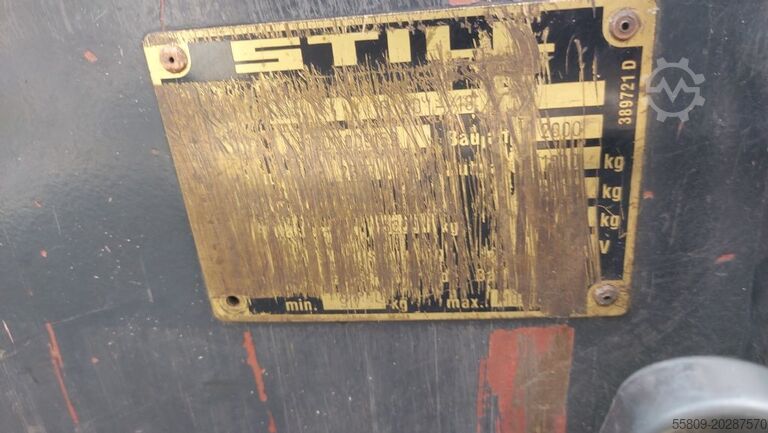 Elektro 3 Rad-Stapler Still R20-18 //Triplexmast // 3+4Ventile / HH 7000 mm //